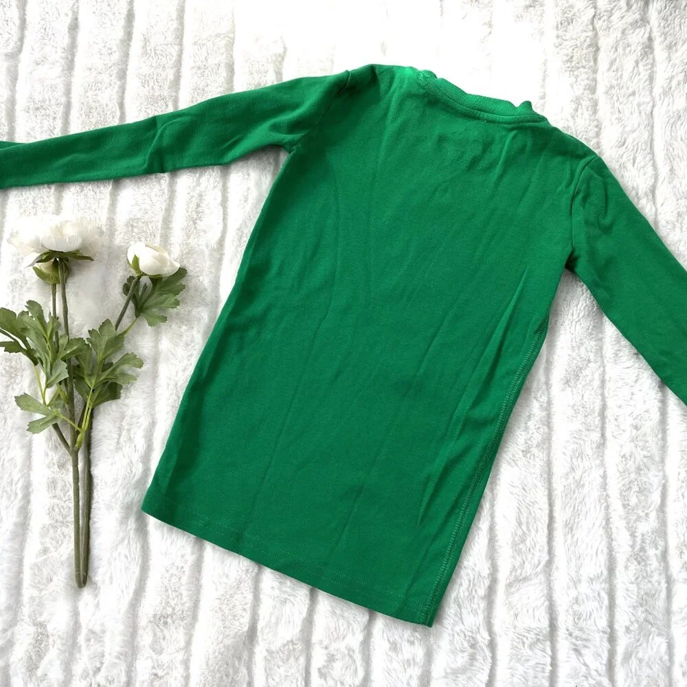 NWOT Kids Primary Pajama PJ Top (Green) 8-9Y